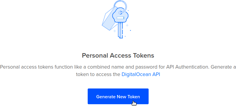 Click the **Generate New Token** button.